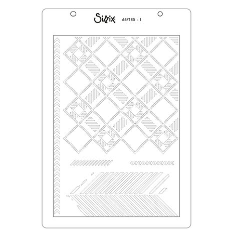 Sizzix PRE-ORDER 49 & Market Clear Stamps with Stencils Outdoor Essentials (667185) Sizzix PRE-ORDER 49 & Market Clear Stamps with Stencils Outdoor Essentials (667185)