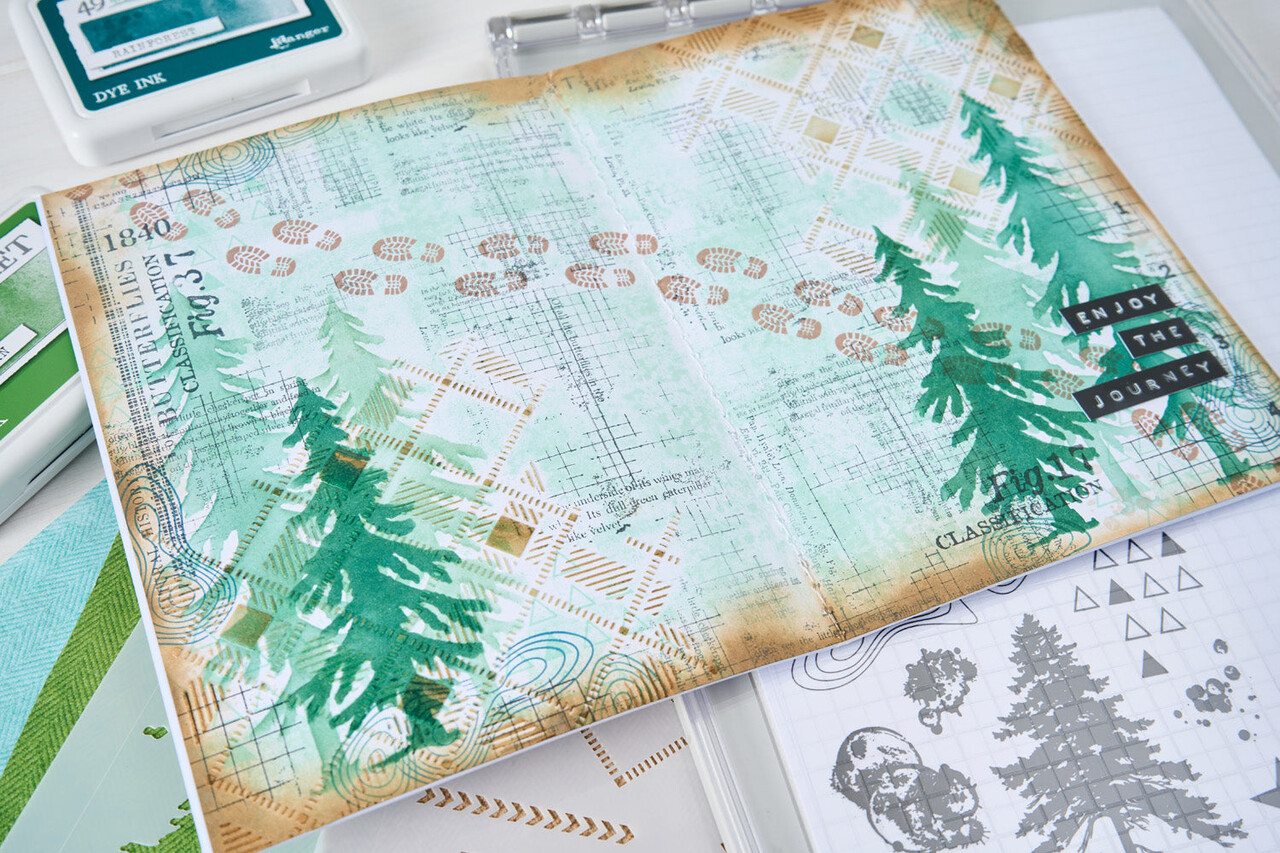 Sizzix PRE-ORDER 49 & Market Clear Stamps with Stencils Outdoor Essentials (667185) Sizzix PRE-ORDER 49 & Market Clear Stamps with Stencils Outdoor Essentials (667185)