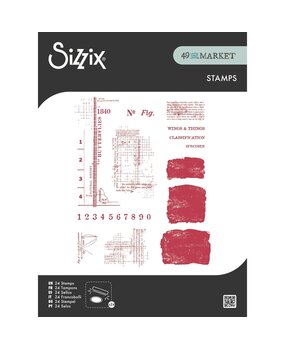 Sizzix PRE-ORDER 49 & Market Clear Stamps Wings & Things (667183) Sizzix PRE-ORDER 49 & Market Clear Stamps Wings & Things (667183)