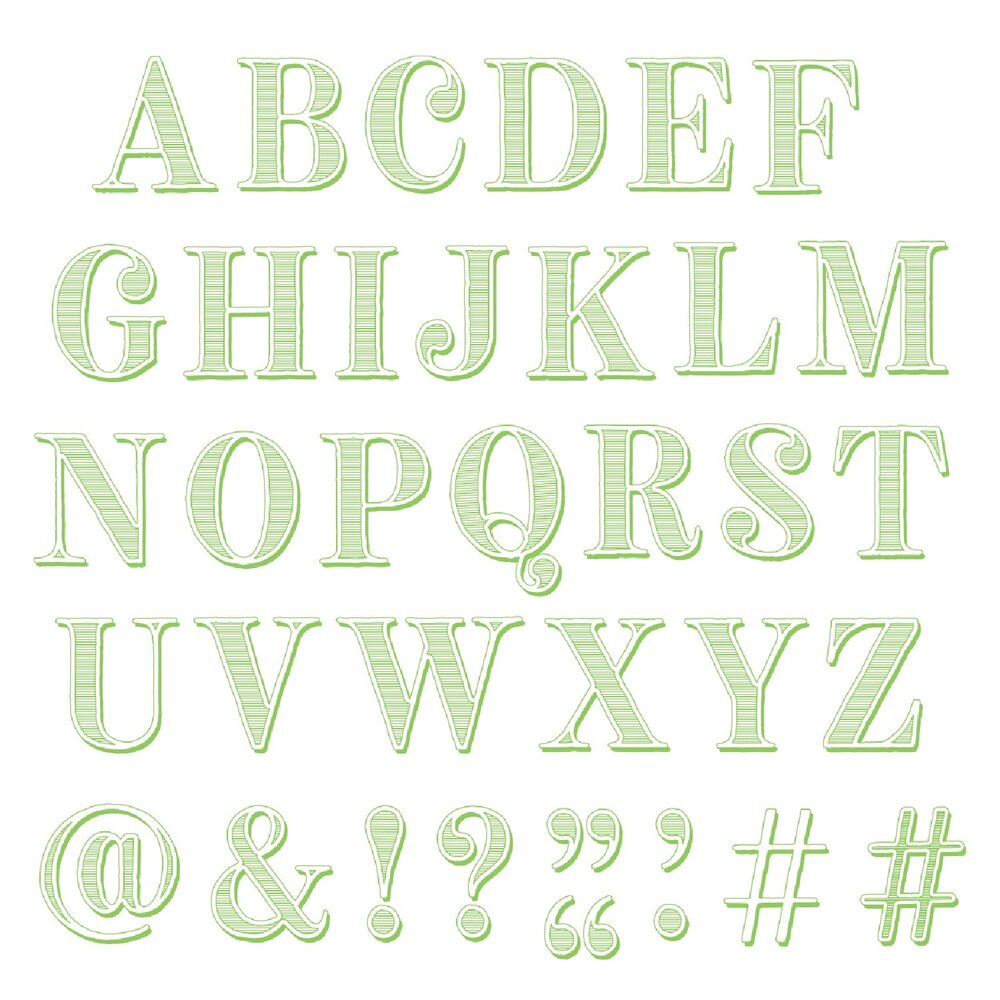Sizzix PRE-ORDER 49 & Market Clear Stamps Textured Alphabet (667184) Sizzix PRE-ORDER 49 & Market Clear Stamps Textured Alphabet (667184)