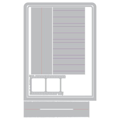 Sizzix PRE-ORDER 49 & Market Thinlits Die Set Build an Album (667176)