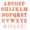 Sizzix PRE-ORDER 49 & Market Thinlits Die Set Lino Type Revival (667221)