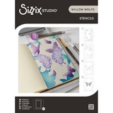 Sizzix PRE-ORDER Studio Willow Wolfe Layered Stencils Butterflies (667040)