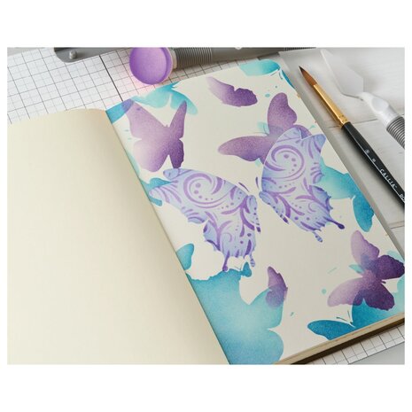 Sizzix PRE-ORDER Studio Willow Wolfe Layered Stencils Butterflies (667040)