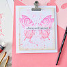 Sizzix PRE-ORDER Studio Willow Wolfe Layered Stencils Butterflies (667040)