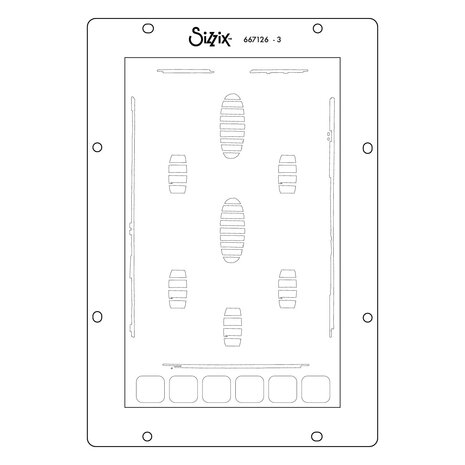 Sizzix PRE-ORDER 49 & Market Clear Stamps with Stencils Birds and Biscuits (667126) Sizzix PRE-ORDER 49 & Market Clear Stamps with Stencils Birds and Biscuits (667126)