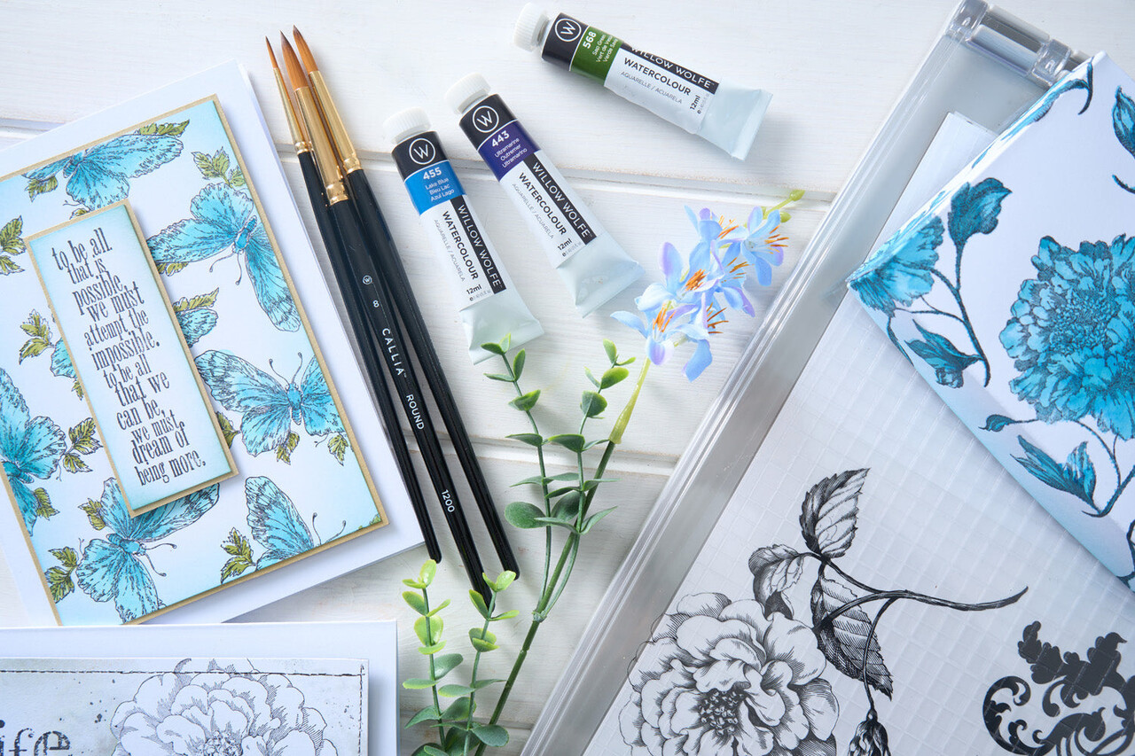 Sizzix PRE-ORDER Studio Willow Wolfe Clear Stamps Ornamental Butterflies (667028) Sizzix PRE-ORDER Studio Willow Wolfe Clear Stamps Ornamental Butterflies (667028)