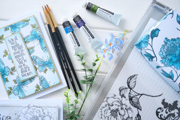 Sizzix PRE-ORDER Studio Willow Wolfe Clear Stamps Ornamental Butterflies (667028) Sizzix PRE-ORDER Studio Willow Wolfe Clear Stamps Ornamental Butterflies (667028)