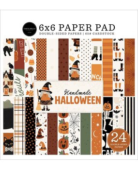 Carta Bella Handmade Halloween 6x6 Inch Paper Pad (CBHE512023) Carta Bella Handmade Halloween 6x6 Inch Paper Pad (CBHE512023)