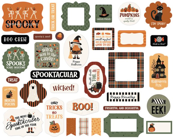 Carta Bella Handmade Halloween Ephemera (CBHE512024)