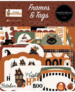 Carta Bella Handmade Halloween Ephemera Frames & Tags (CBHE512025) Carta Bella Handmade Halloween Ephemera Frames & Tags (CBHE512025)