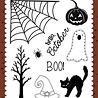 Carta Bella Handmade Halloween Clear Stamps Corner Spider Web (CBHE512040) Carta Bella Handmade Halloween Clear Stamps Corner Spider Web (CBHE512040)