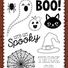 Carta Bella Handmade Halloween Clear Stamps Stitched Ghost (CBHE512041) Carta Bella Handmade Halloween Clear Stamps Stitched Ghost (CBHE512041)