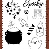Carta Bella Handmade Halloween Clear Stamps Spooky Sparkles (CBHE512042) Carta Bella Handmade Halloween Clear Stamps Spooky Sparkles (CBHE512042)