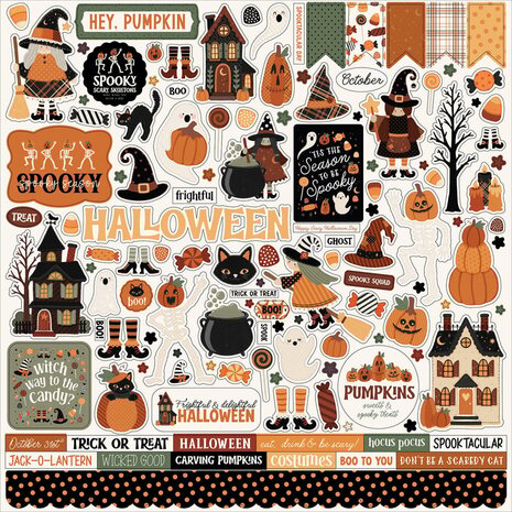 Carta Bella Handmade Halloween Element Sticker (CBHE512014)