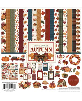 Carta Bella Here Comes Autumn 12x12 Inch Collection Kit (CBHCA513016) Carta Bella Here Comes Autumn 12x12 Inch Collection Kit (CBHCA513016)