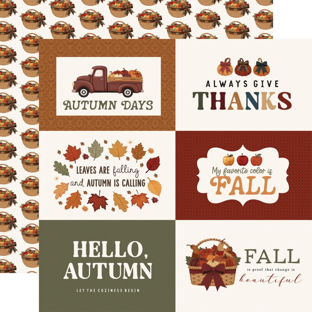 Carta Bella Here Comes Autumn 12x12 Inch Collection Kit (CBHCA513016) Carta Bella Here Comes Autumn 12x12 Inch Collection Kit (CBHCA513016)