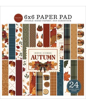 Carta Bella Here Comes Autumn 6x6 Inch Paper Pad (CBHCA513023) Carta Bella Here Comes Autumn 6x6 Inch Paper Pad (CBHCA513023)
