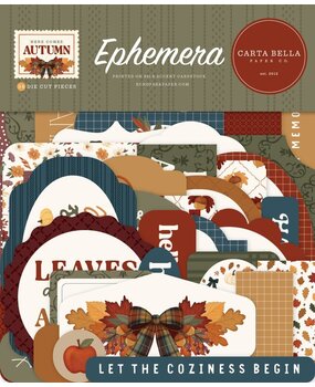 Carta Bella Here Comes Autumn Ephemera (CBHCA513024) Carta Bella Here Comes Autumn Ephemera (CBHCA513024)