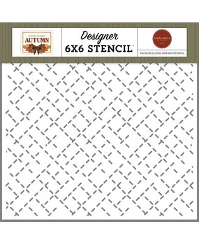 Carta Bella Here Comes Autumn Stencil Thankful Stitches (CBHCA513034) Carta Bella Here Comes Autumn Stencil Thankful Stitches (CBHCA513034)