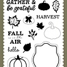 Carta Bella Here Comes Autumn Clear Stamps Gather And Be Grateful (CBHCA513043) Carta Bella Here Comes Autumn Clear Stamps Gather And Be Grateful (CBHCA513043)