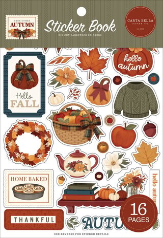 Carta Bella Here Comes Autumn Sticker Book (CBHCA513029) Carta Bella Here Comes Autumn Sticker Book (CBHCA513029)