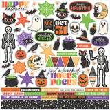 Echo Park Halloween Parade 12x12 Inch Element Sticker (HPD511014)