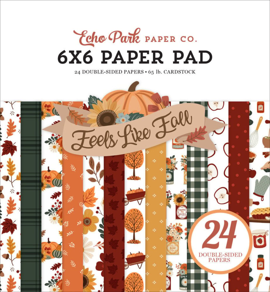 Echo Park Feels Like Fall 6x6 Inch Paper Pad (FLF514023) Echo Park Feels Like Fall 6x6 Inch Paper Pad (FLF514023)