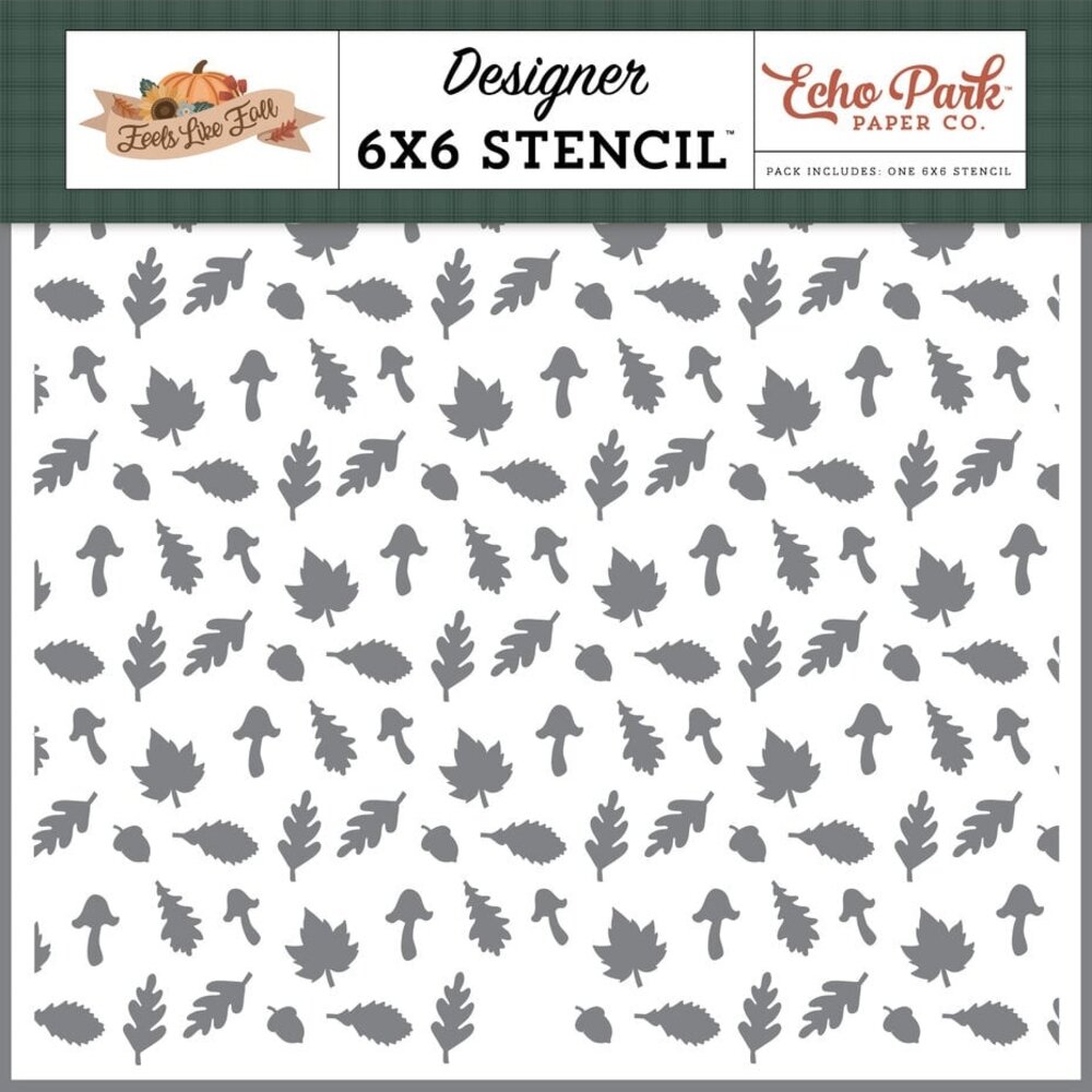 Echo Park Feels Like Fall Stencil Autumn Scatter (FLF514033) Echo Park Feels Like Fall Stencil Autumn Scatter (FLF514033)