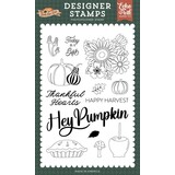 Echo Park Feels Like Fall Clear Stamps Hey Pumpkin (FLF514045)