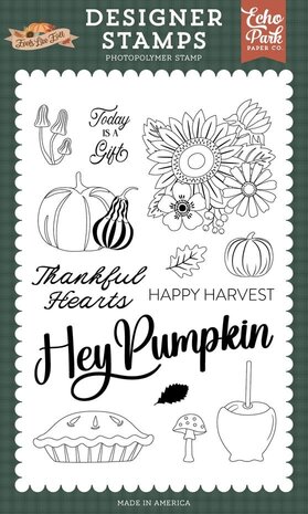 Echo Park Feels Like Fall Clear Stamps Hey Pumpkin (FLF514045) Echo Park Feels Like Fall Clear Stamps Hey Pumpkin (FLF514045)