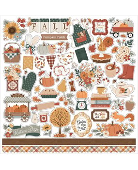 Echo Park Feels Like Fall 12x12 Inch Element Sticker (FLF514014)