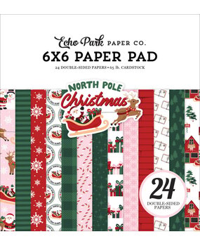 Echo Park North Pole Christmas 6x6 Inch Paper Pad (NPC515023)