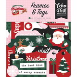 Echo Park North Pole Christmas Ephemera Frames & Tags (NPC515025)
