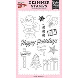 Echo Park North Pole Christmas Clear Stamps North Pole Sign (NPC515045)