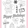 Echo Park North Pole Christmas Clear Stamps North Pole Sign (NPC515045)