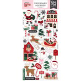 Echo Park North Pole Christmas 6x13 Inch Chipboard Accents (NPC515021)