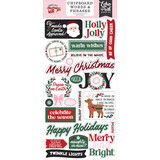 Echo Park North Pole Christmas 6x13 Inch Chipboard Word & Phrases (NPC515022)