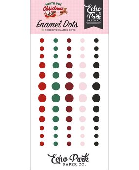 Echo Park North Pole Christmas Enamel Dots (NPC515028)
