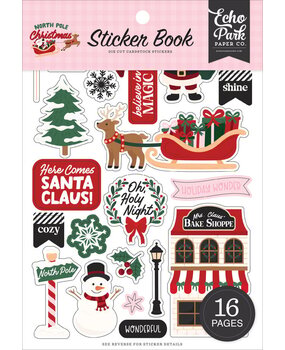 Echo Park North Pole Christmas Sticker Book (NPC515029)