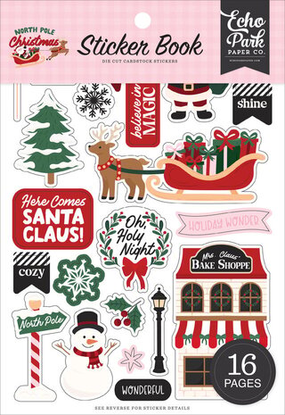 Echo Park North Pole Christmas Sticker Book (NPC515029) Echo Park North Pole Christmas Sticker Book (NPC515029)