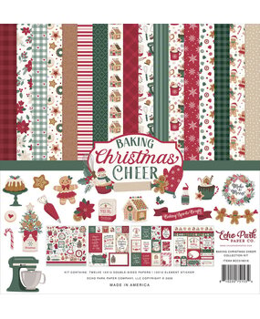 Echo Park Baking Christmas Cheer 12x12 Inch Collection Kit (BCC516016) Echo Park Baking Christmas Cheer 12x12 Inch Collection Kit (BCC516016)
