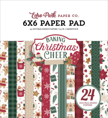 Echo Park Baking Christmas Cheer 6x6 Inch Paper Pad (BCC516023) Echo Park Baking Christmas Cheer 6x6 Inch Paper Pad (BCC516023)