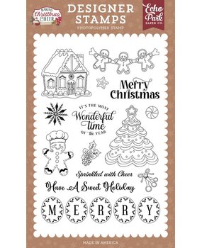 Echo Park Baking Christmas Cheer Clear Stamps Sprinkled With Cheer (BCC516046) Echo Park Baking Christmas Cheer Clear Stamps Sprinkled With Cheer (BCC516046)