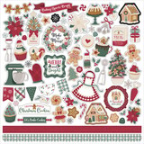 Echo Park Baking Christmas Cheer 12x12 Inch Element Sticker (BCC516014)