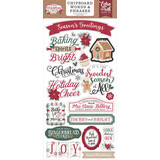 Echo Park Baking Christmas Cheer 6x13 Inch Chipboard Word & Phrases (BCC516022)