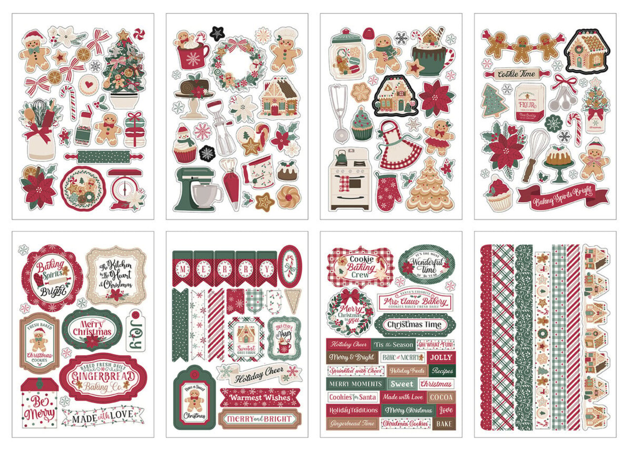 Echo Park Baking Christmas Cheer Sticker Book (BCC516029) Echo Park Baking Christmas Cheer Sticker Book (BCC516029)