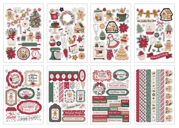 Echo Park Baking Christmas Cheer Sticker Book (BCC516029) Echo Park Baking Christmas Cheer Sticker Book (BCC516029)