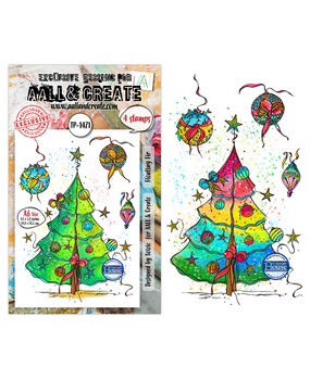AALL and Create Clear Stamp Set A6 Floating Fir (AALL-TP-1471)
