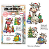 AALL and Create Clear Stamp Set A6 Moo-ry Christmas! (AALL-TP-1496) AALL and Create Clear Stamp Set A6 Moo-ry Christmas! (AALL-TP-1496)